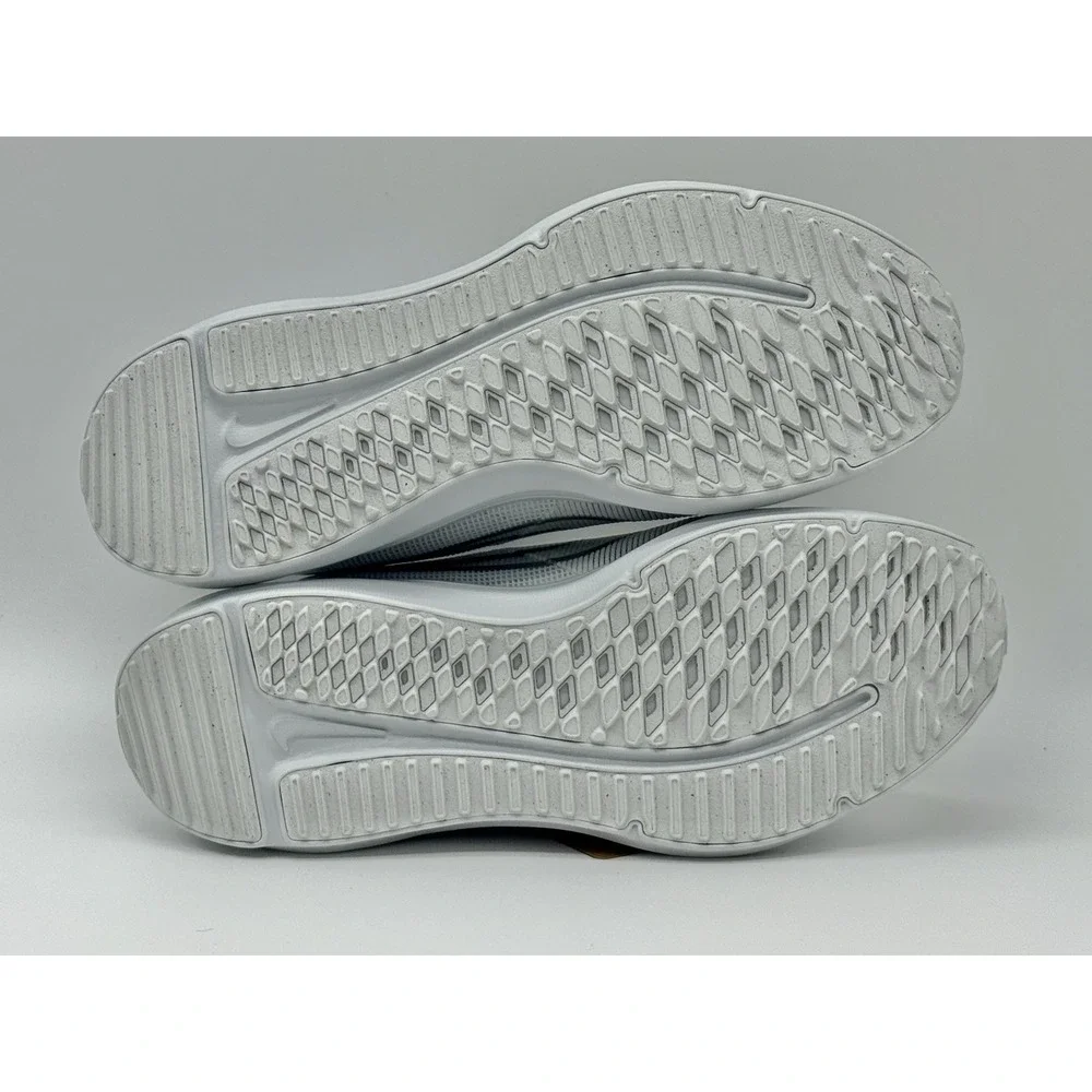 Nike Women's Downshifter 12 White Metallic‎ Silver Size 5.5 DD9294 100